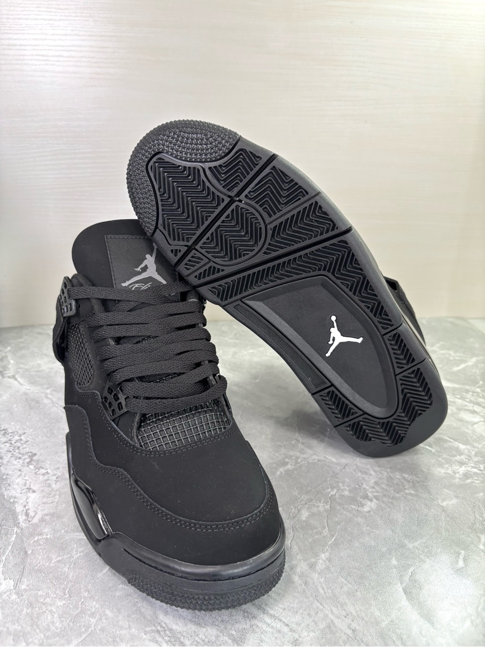 Air Jordan 4 Retro ‘Black Cat’ 2020 Edition, Men's Classic Kicks Sneakers Shoes - Picture 6 of 6